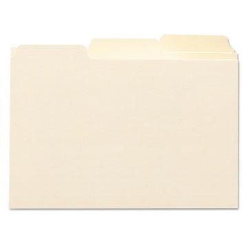 Smead® Manila Card Guides, 1-3-cut Top Tab, Blank, 4 X 6, Manila, 100-box freeshipping - TVN Wholesale